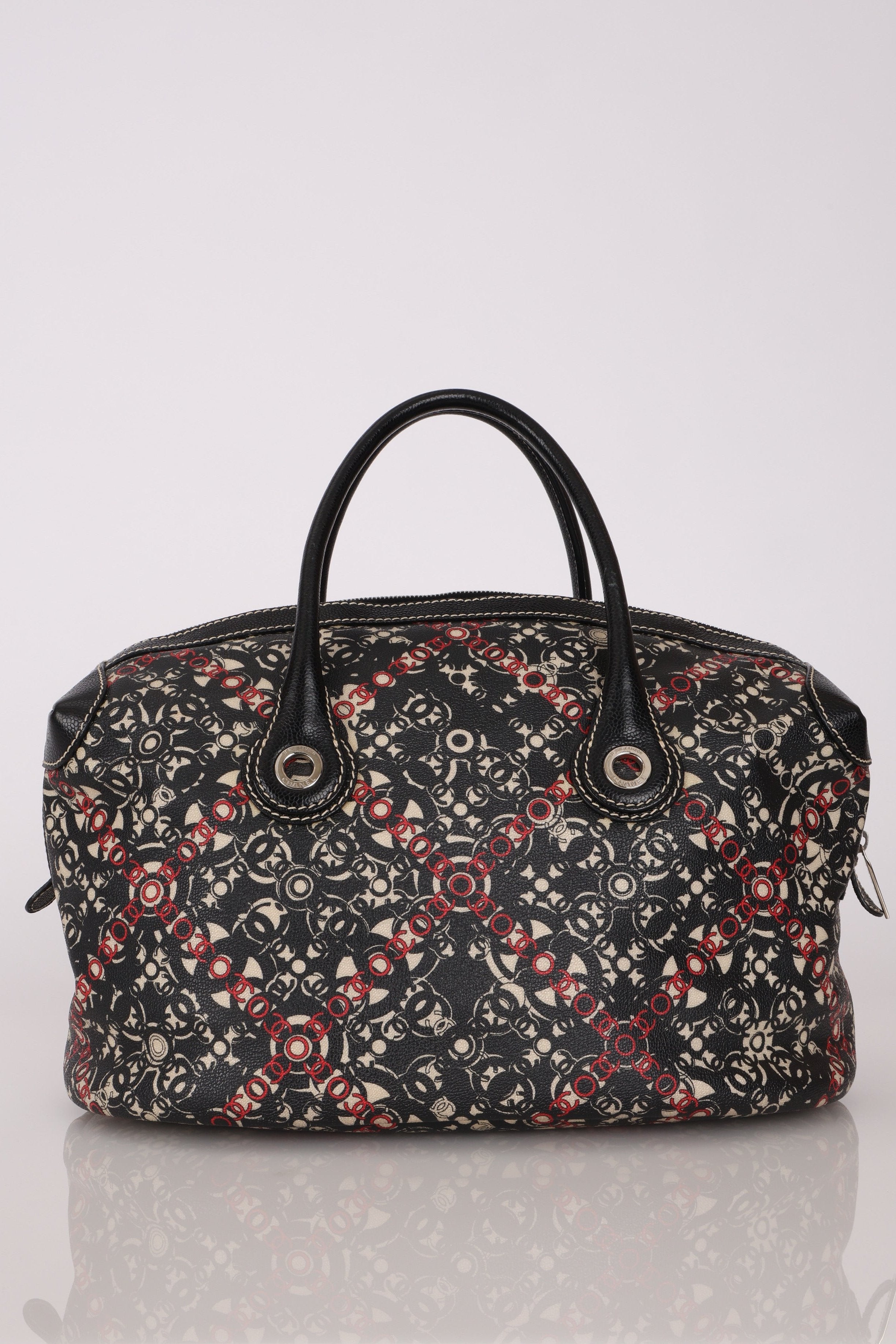 Chanel Optic Coco Bowler Bag Caviar SHW