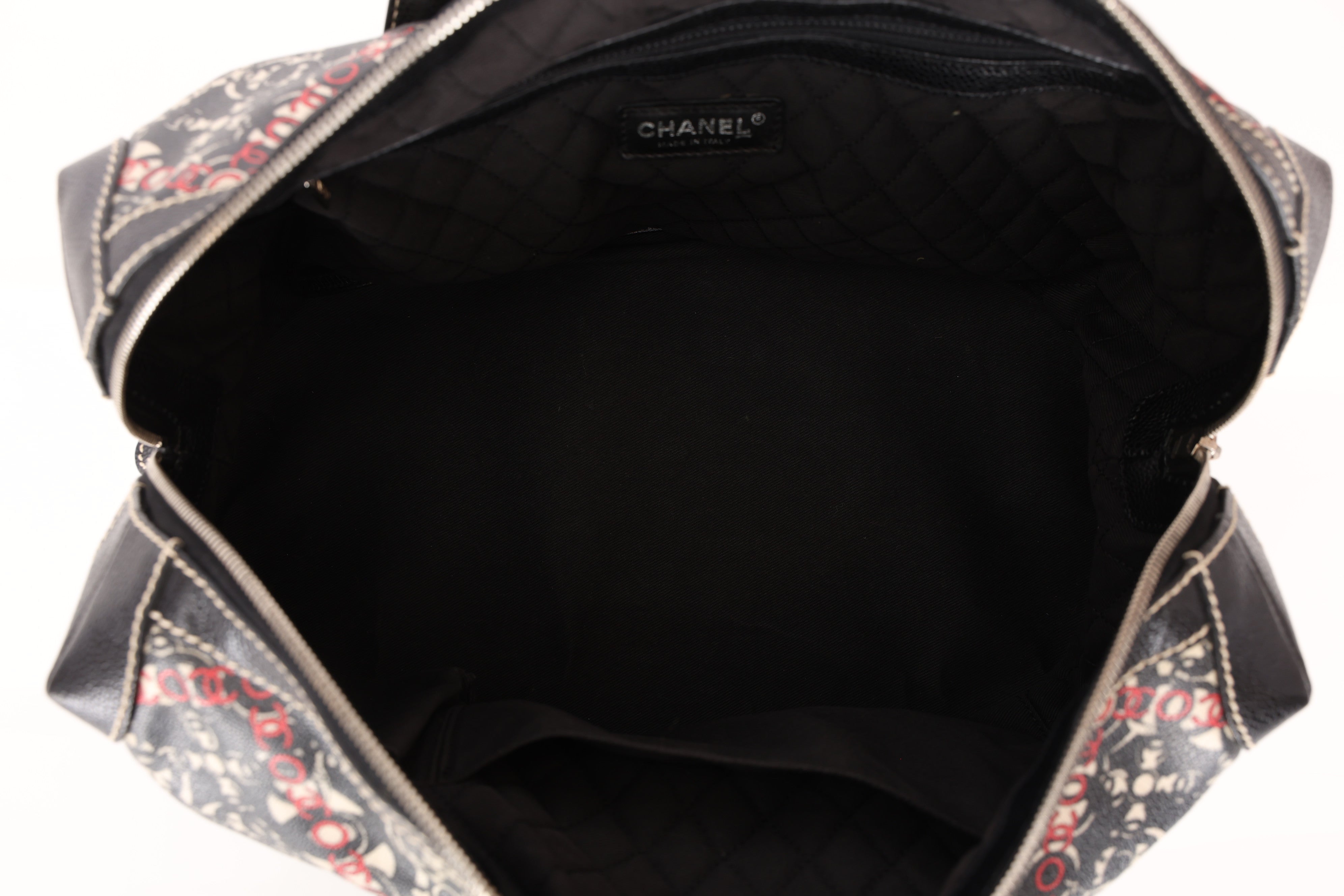 Chanel Optic Coco Bowler Bag Caviar SHW