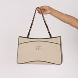 Chanel 72 Series Large Quilted Knit Tote AGHW