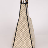 Chanel 72 Series Large Quilted Knit Tote AGHW