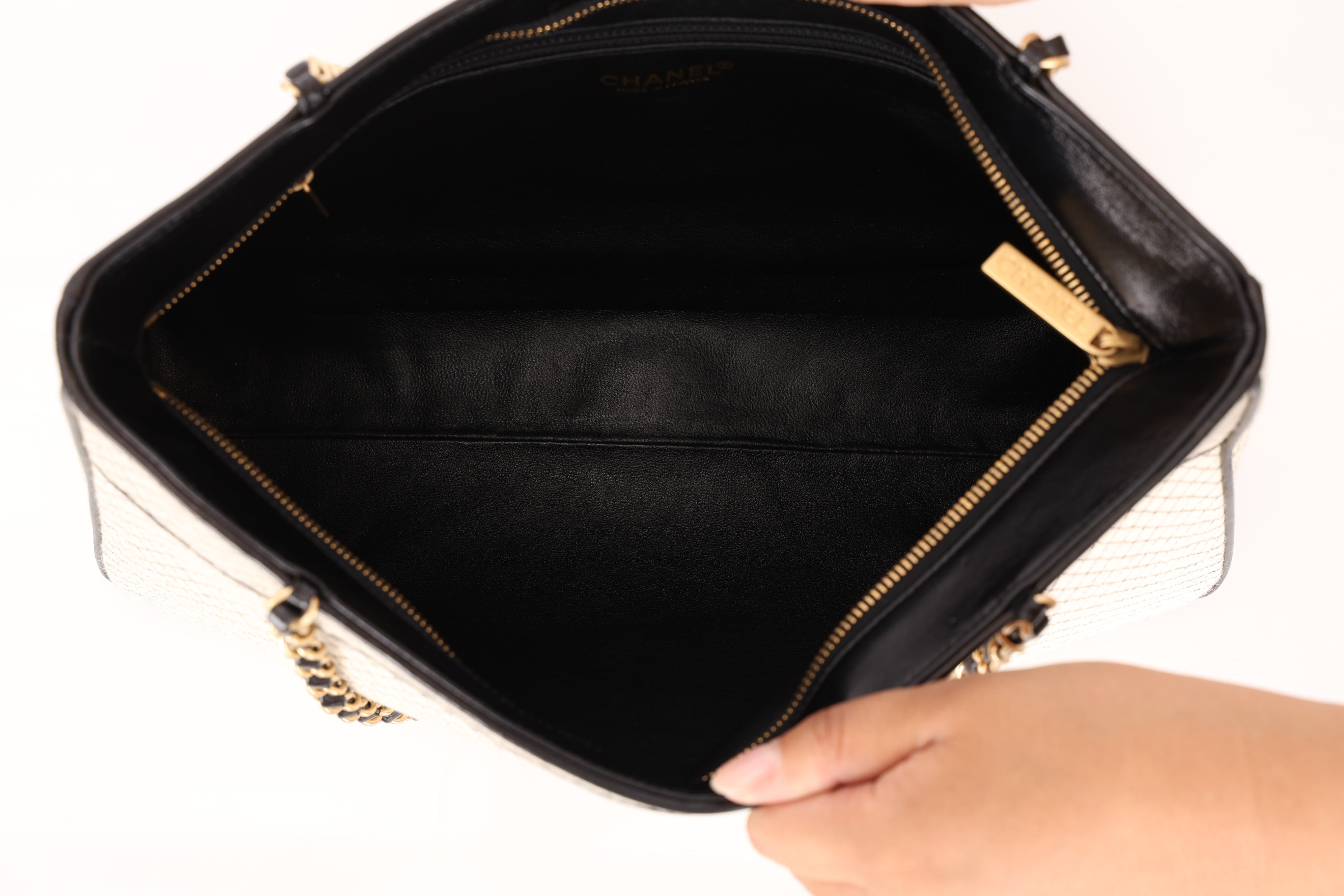Chanel 72 Series Large Quilted Knit Tote AGHW