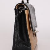 Chanel Medium Single Flap Bicolor Lambskin BSHW