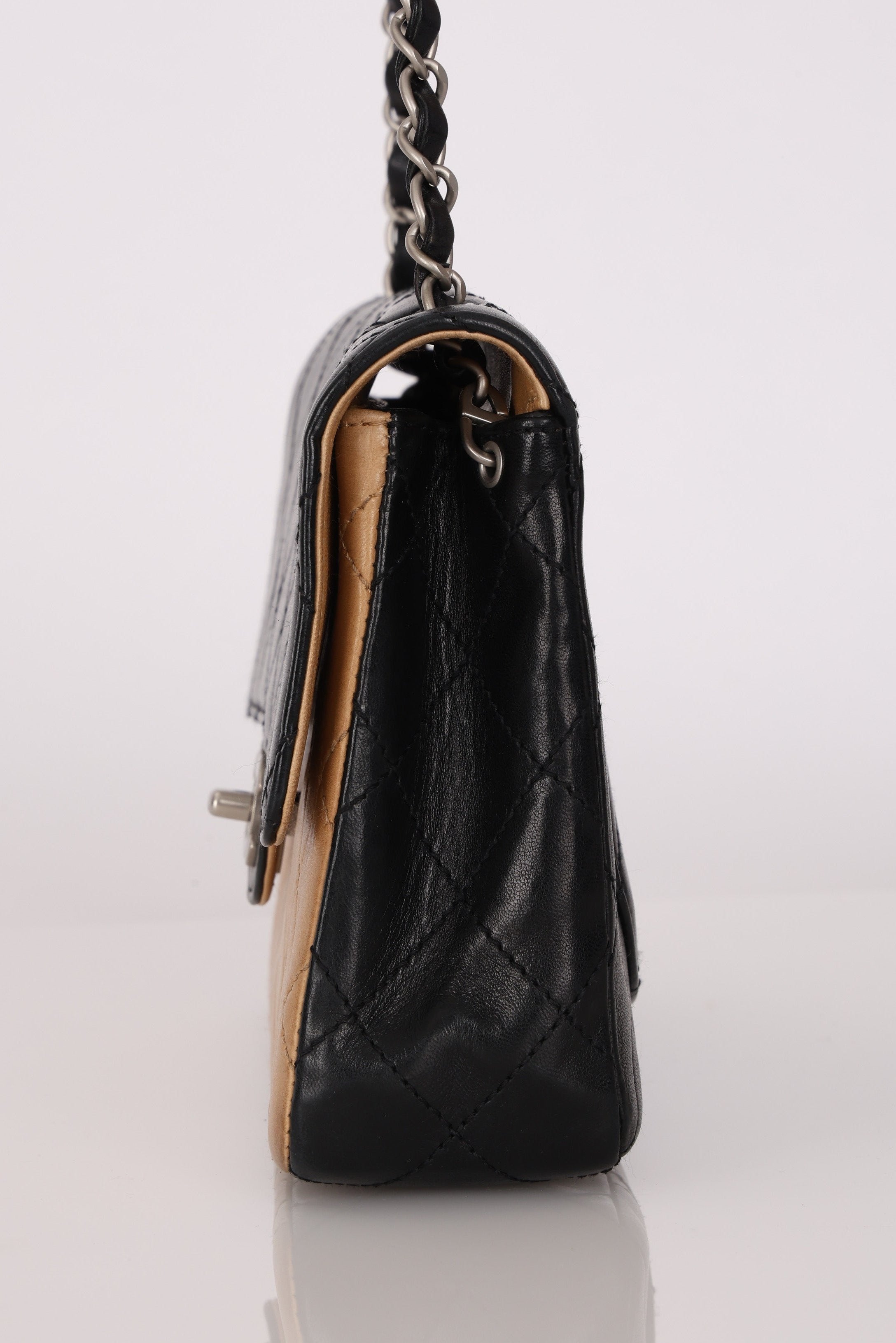Chanel Medium Single Flap Bicolor Lambskin BSHW