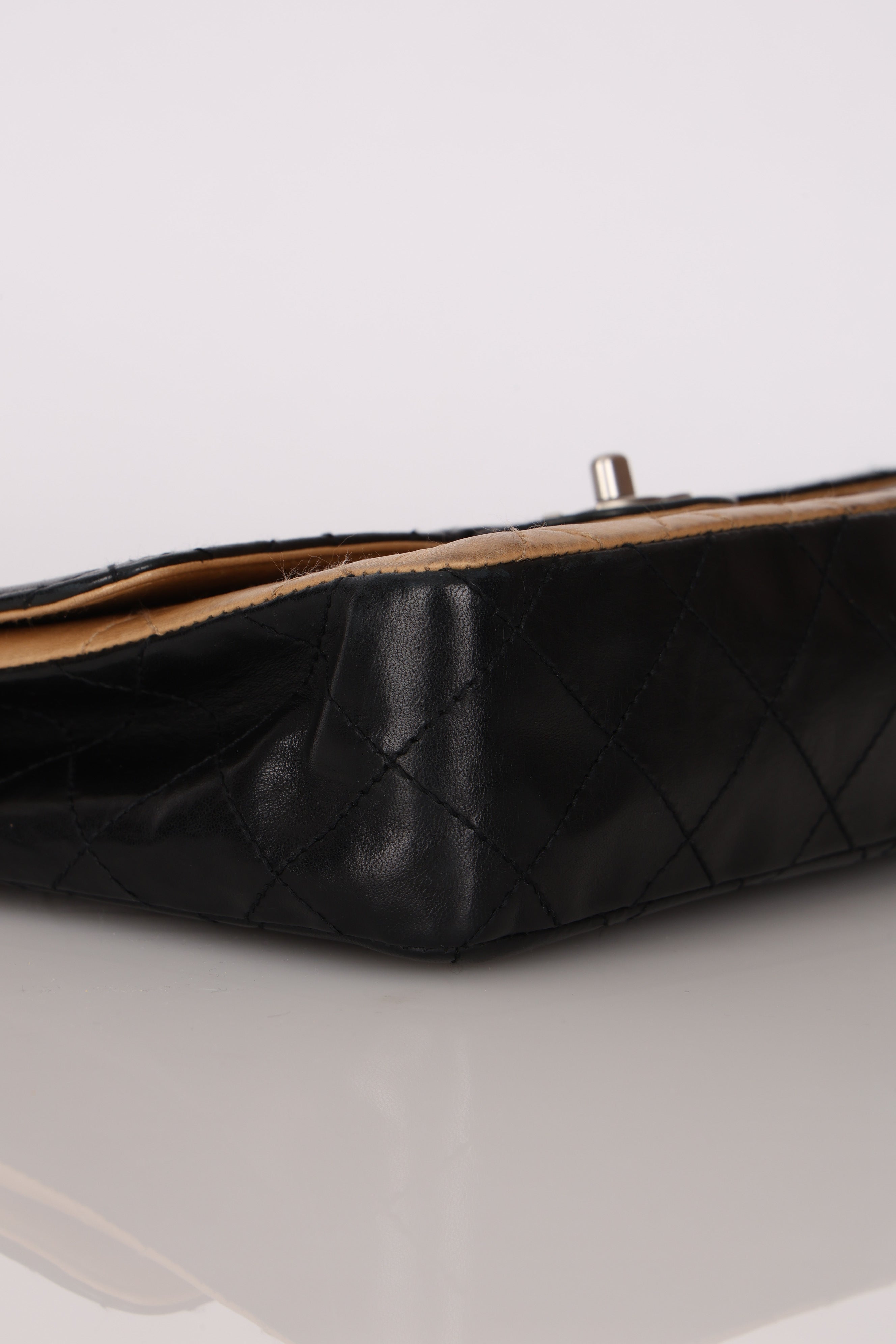 Chanel Medium Single Flap Bicolor Lambskin BSHW