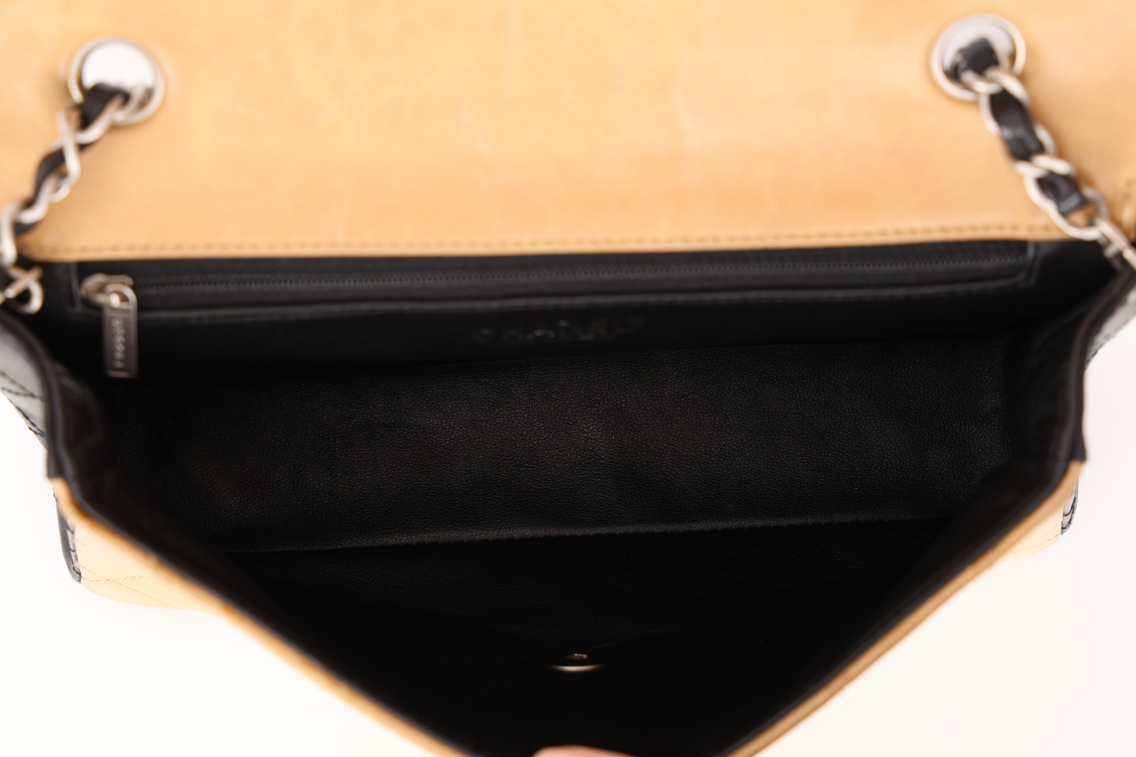 Chanel Medium Single Flap Bicolor Lambskin BSHW
