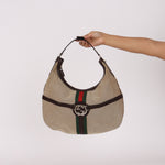 Gucci Interlocking G Reins Canvas Hobo