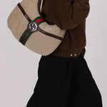 Gucci Interlocking G Reins Canvas Hobo