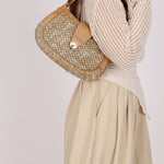 Fendi Zucca Mille Feuille Shoulder Bag