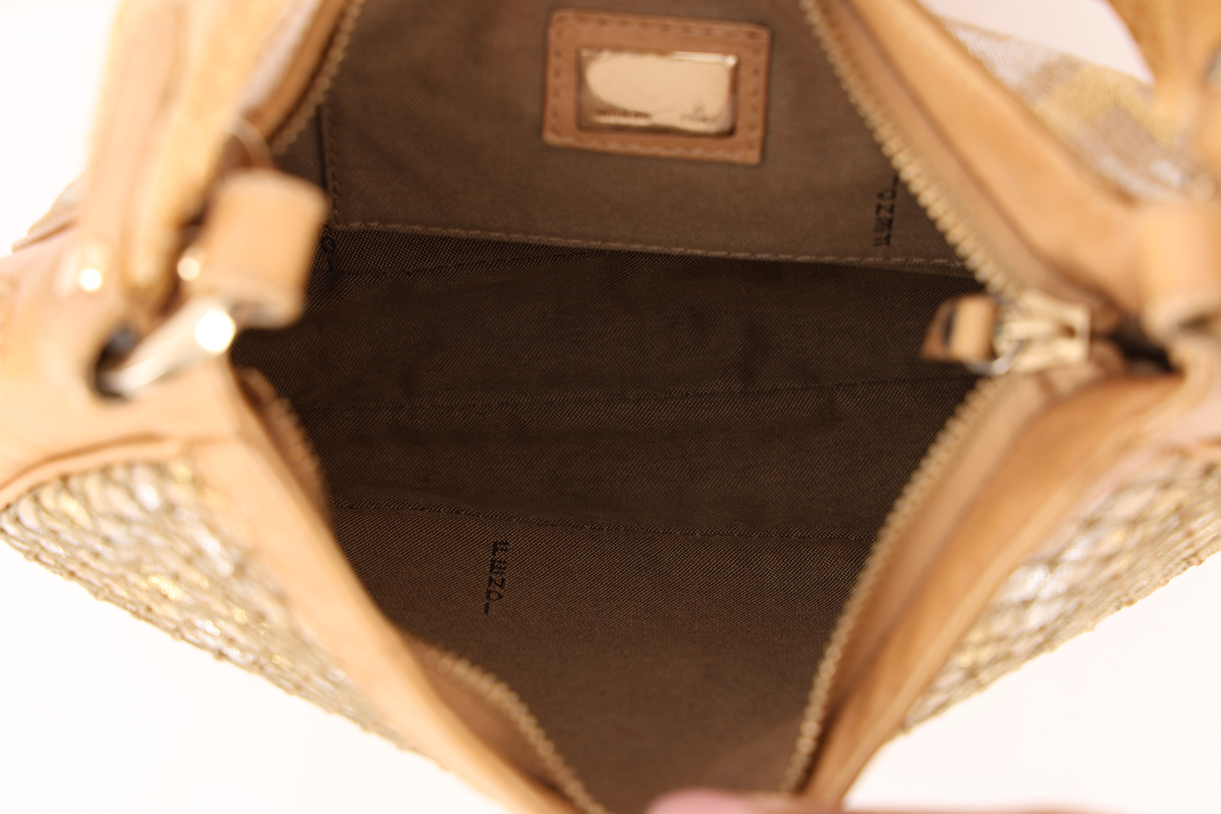 Fendi Zucca Mille Feuille Shoulder Bag