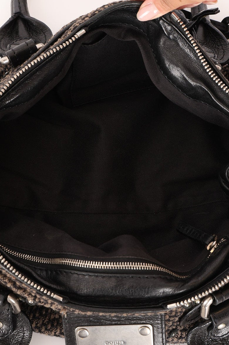 Chloe Medium Tweed Paddington Bag