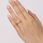18K Tiffany & Co Gold Diamond Knot Ring