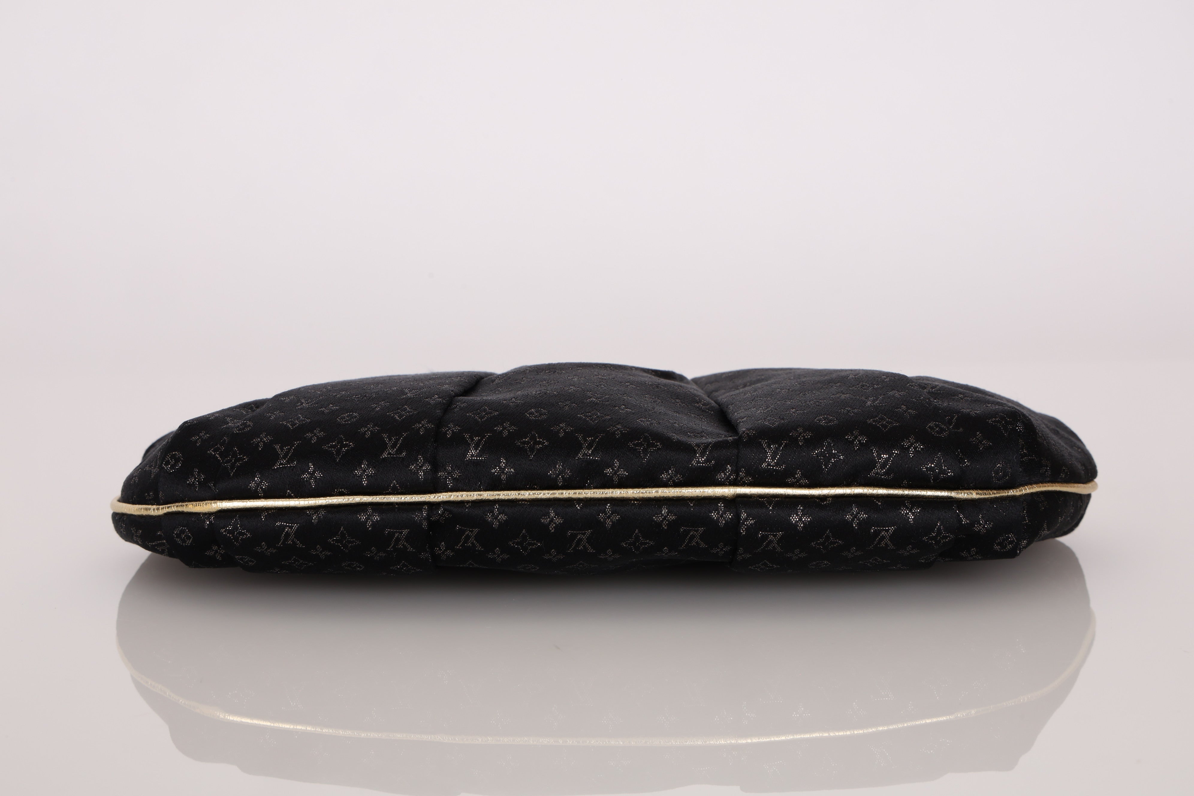 Louis Vuitton Aumoniere Satin Clutch on Chain