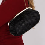 Louis Vuitton Aumoniere Satin Clutch on Chain