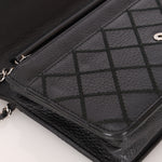 Rare Chanel Wild Stitch Wallet on Chain Black Caviar 2014 SHW (DONE)