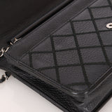 Rare Chanel Wild Stitch Wallet on Chain Black Caviar 2014 SHW (DONE)
