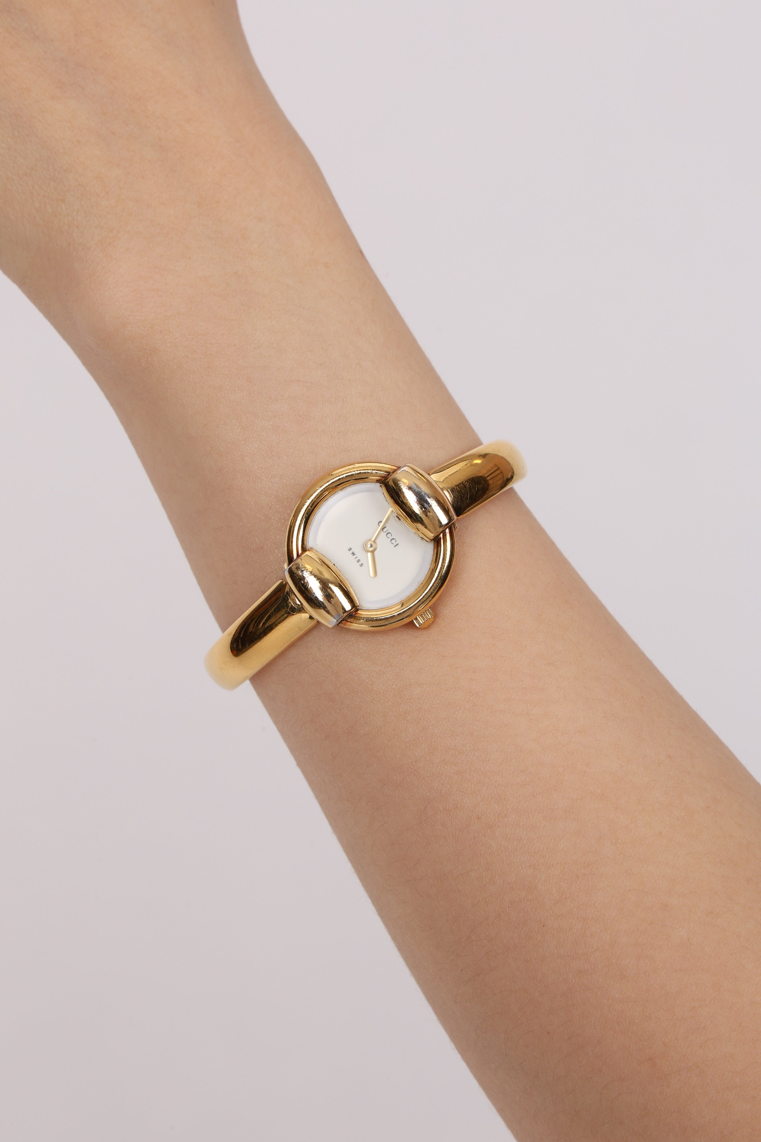 Gucci Gold Bangle Watch