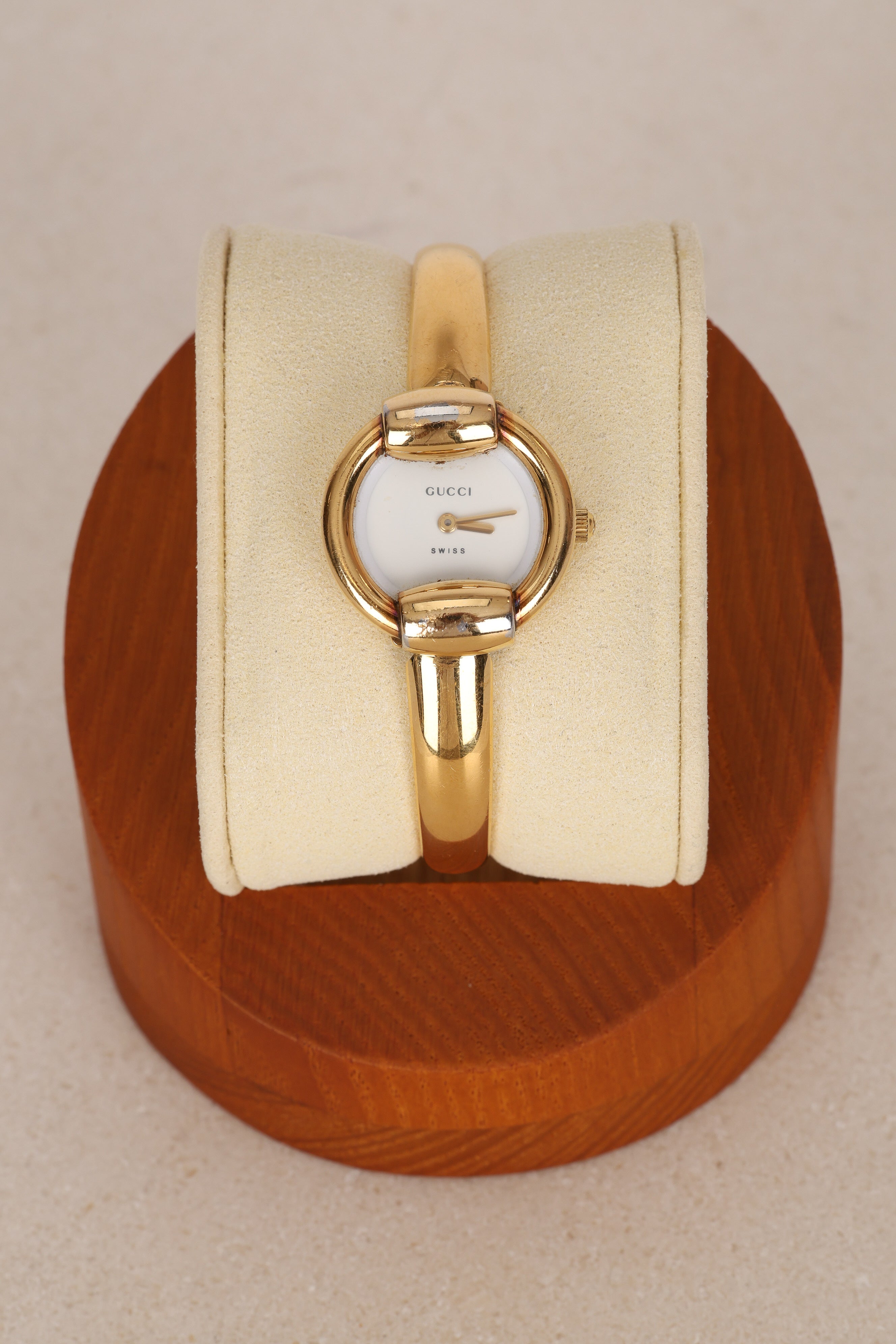 Gucci Gold Bangle Watch