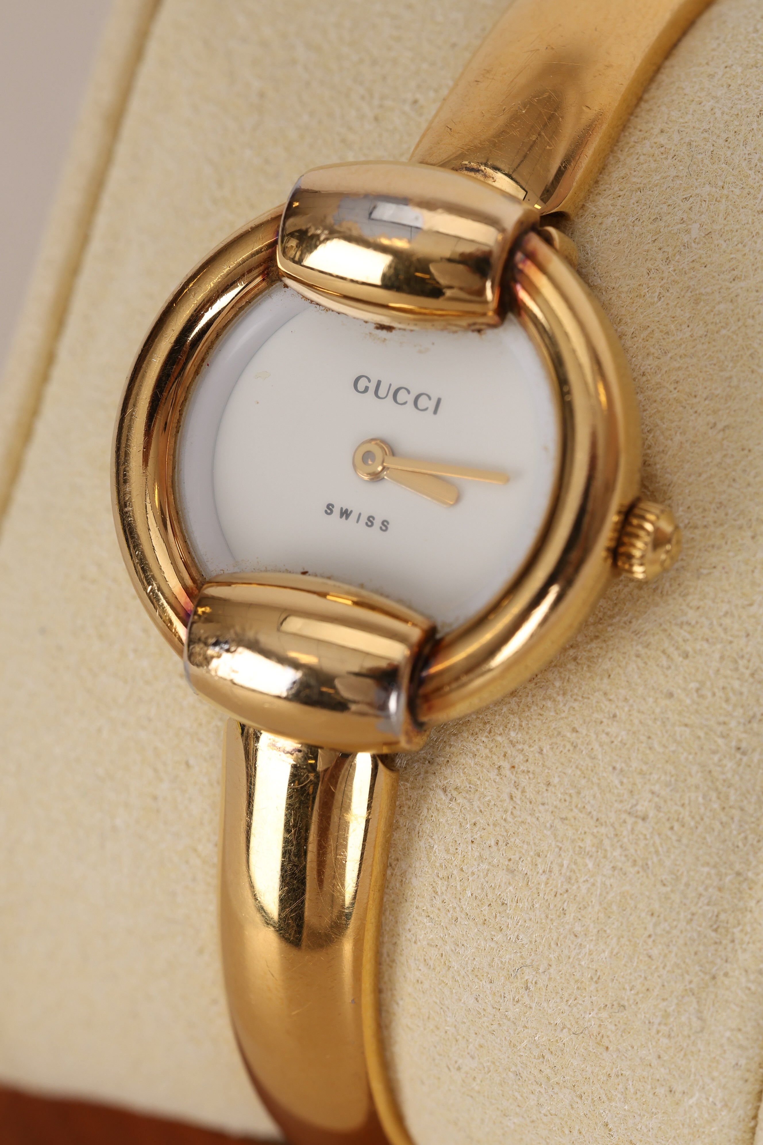 Gucci Gold Bangle Watch