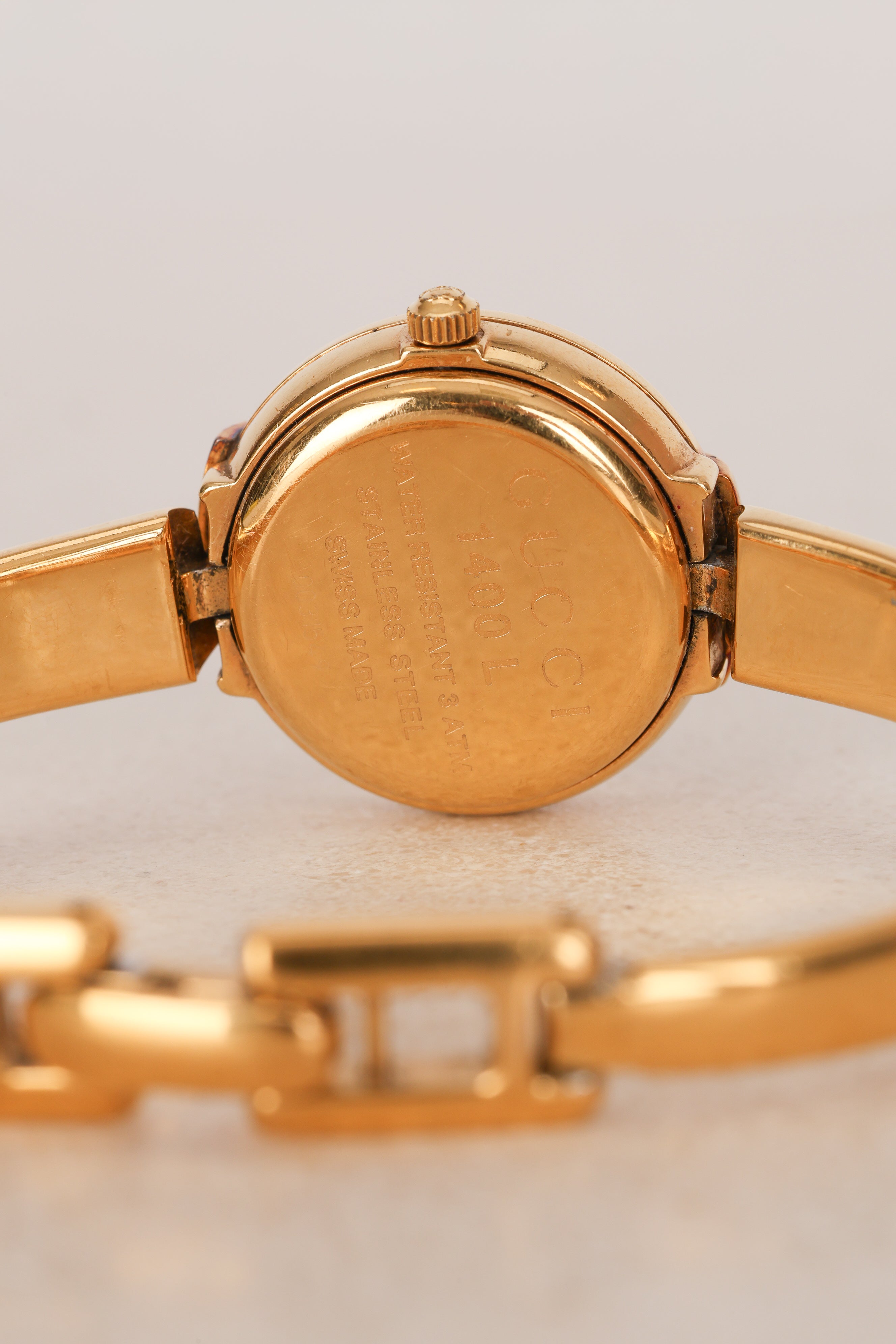 Gucci Gold Bangle Watch