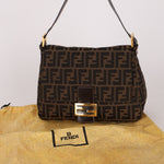 Fendi Zucca Mamma Baguette GHW