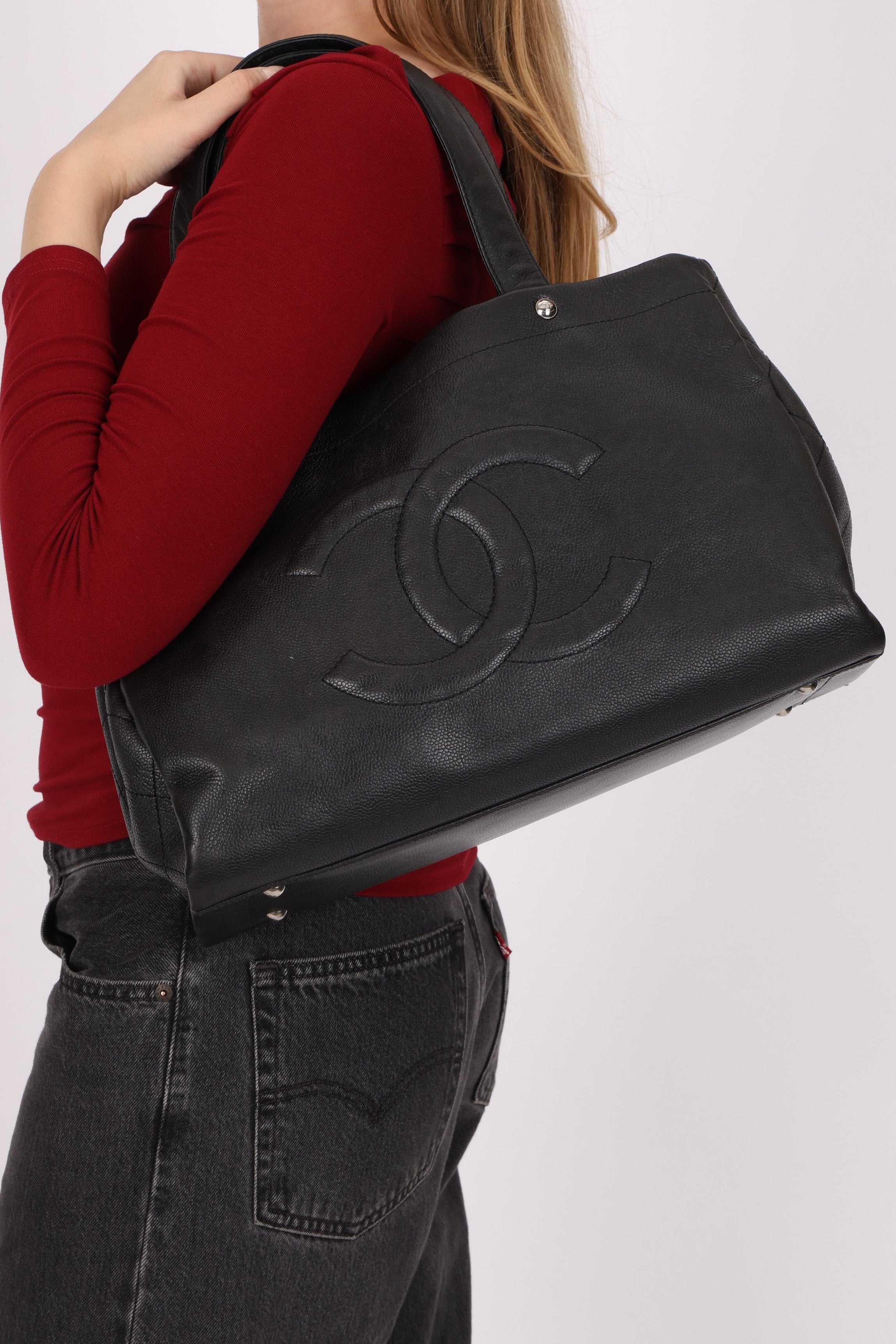 Chanel Ultimate Executive Tote Black Caviar SHW