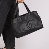 Chanel Ultimate Executive Tote Black Caviar SHW