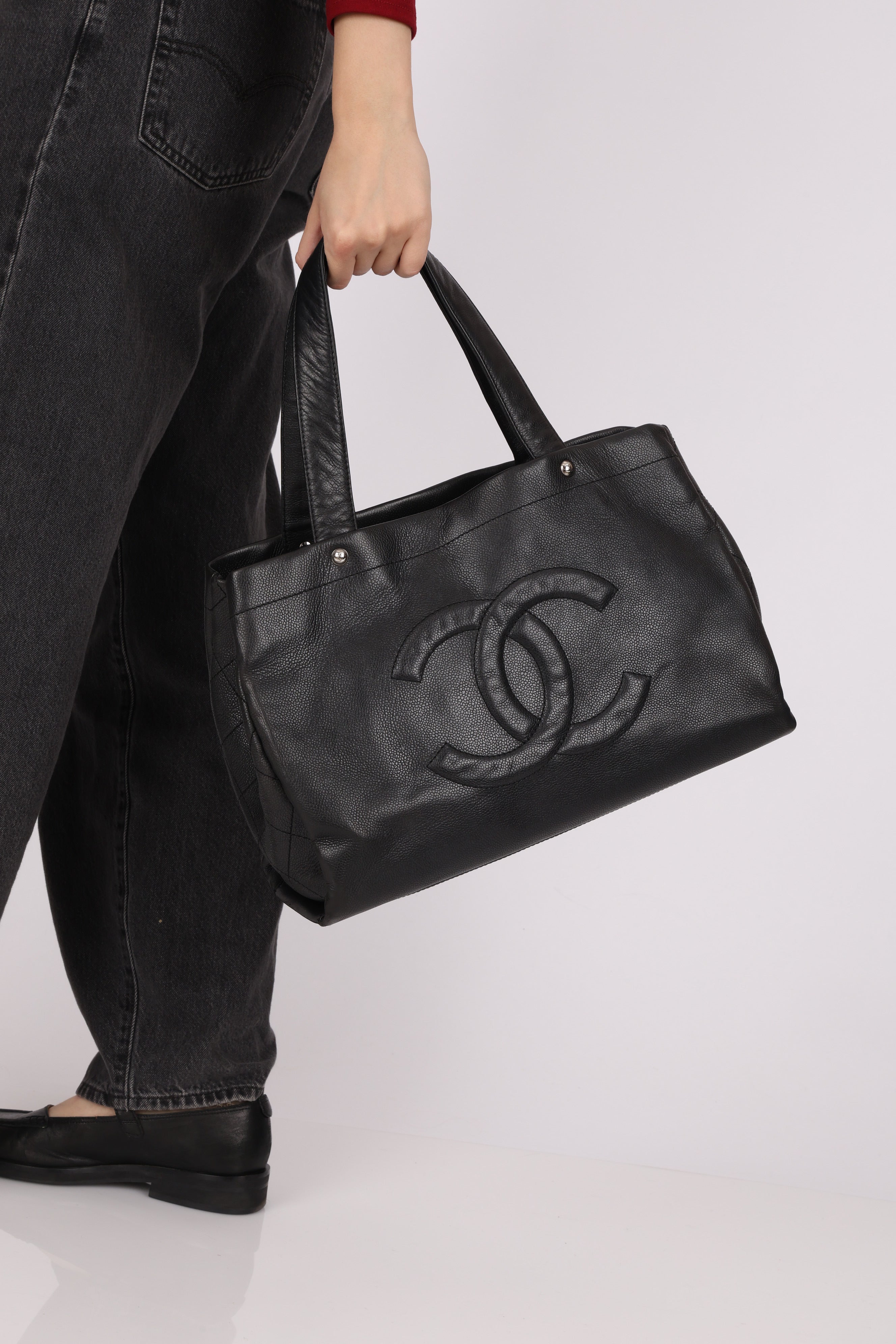 Chanel Ultimate Executive Tote Black Caviar SHW