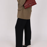 Chanel Single Flap Bordeaux Caviar SHW