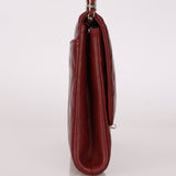 Chanel Single Flap Bordeaux Caviar SHW