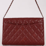 Chanel Single Flap Bordeaux Caviar SHW