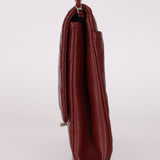 Chanel Single Flap Bordeaux Caviar SHW