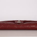 Chanel Single Flap Bordeaux Caviar SHW