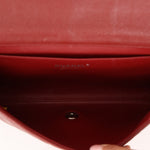 Chanel Single Flap Bordeaux Caviar SHW