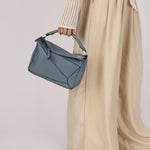 Loewe Small Puzzle Bag Stone Blue