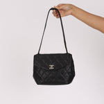 Chanel Trapezoid Single Flap Black Caviar 1997 SHW (DONE)