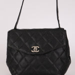 Chanel Trapezoid Single Flap Black Caviar 1997 SHW (DONE)