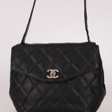 Chanel Trapezoid Single Flap Black Caviar 1997 SHW (DONE)