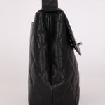 Chanel Trapezoid Single Flap Black Caviar 1997 SHW (DONE)