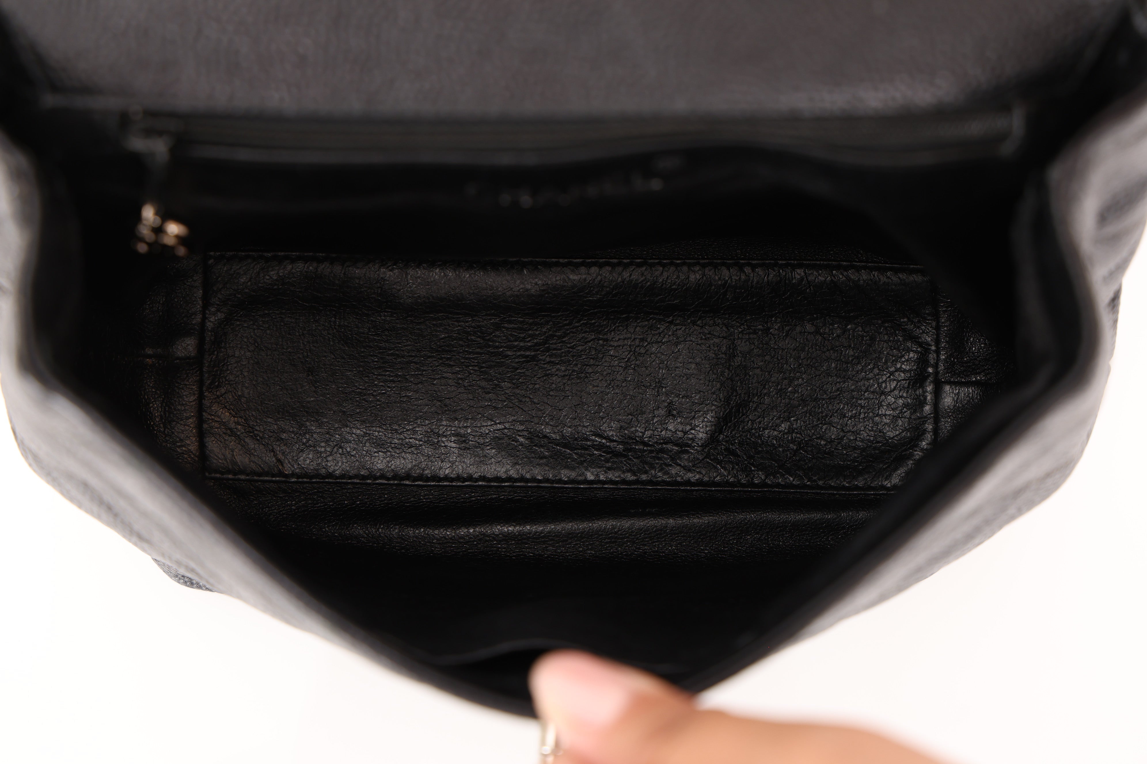 Chanel Trapezoid Single Flap Black Caviar 1997 SHW (DONE)