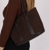 Hermès Garden Zip PM Brun Negonda and Toile PHW