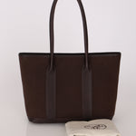 Hermès Garden Zip PM Brun Negonda and Toile PHW