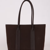 Hermès Garden Zip PM Brun Negonda and Toile PHW