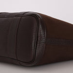 Hermès Garden Zip PM Brun Negonda and Toile PHW
