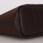 Hermès Garden Zip PM Brun Negonda and Toile PHW