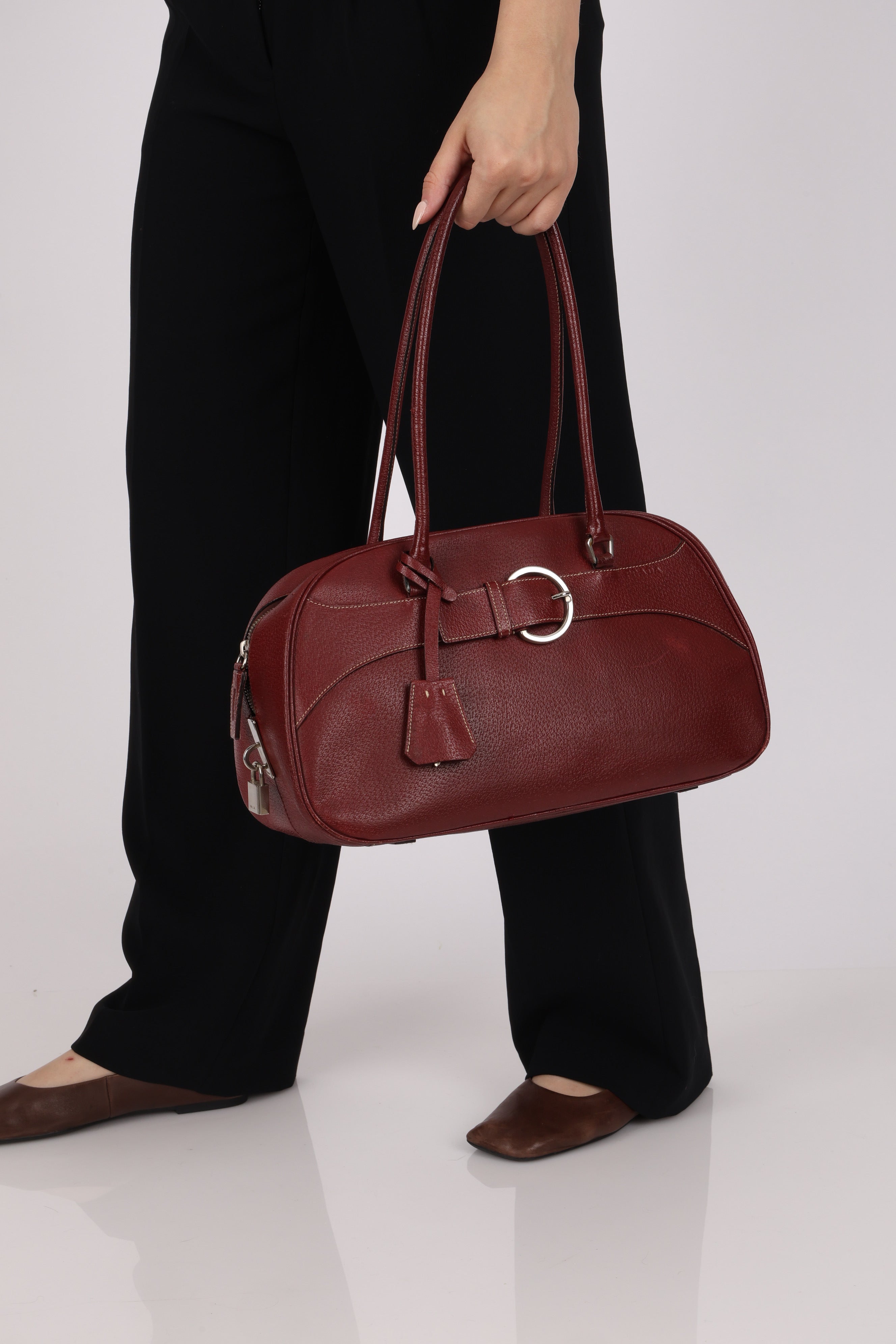 Prada Cinghiale Fibbi Shoulder Bag