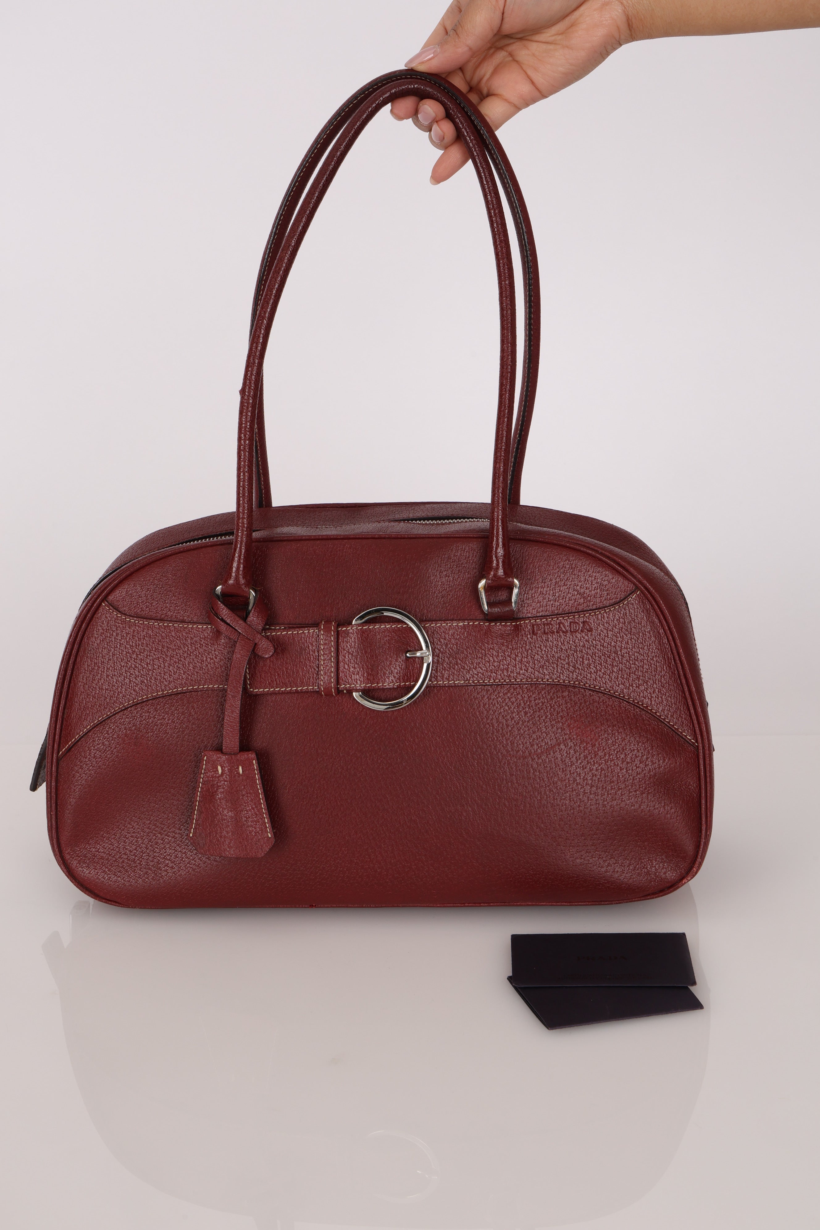 Prada Cinghiale Fibbi Shoulder Bag