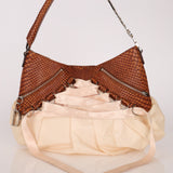 Christian Dior Ballet Corset Hobo Python and Fabric