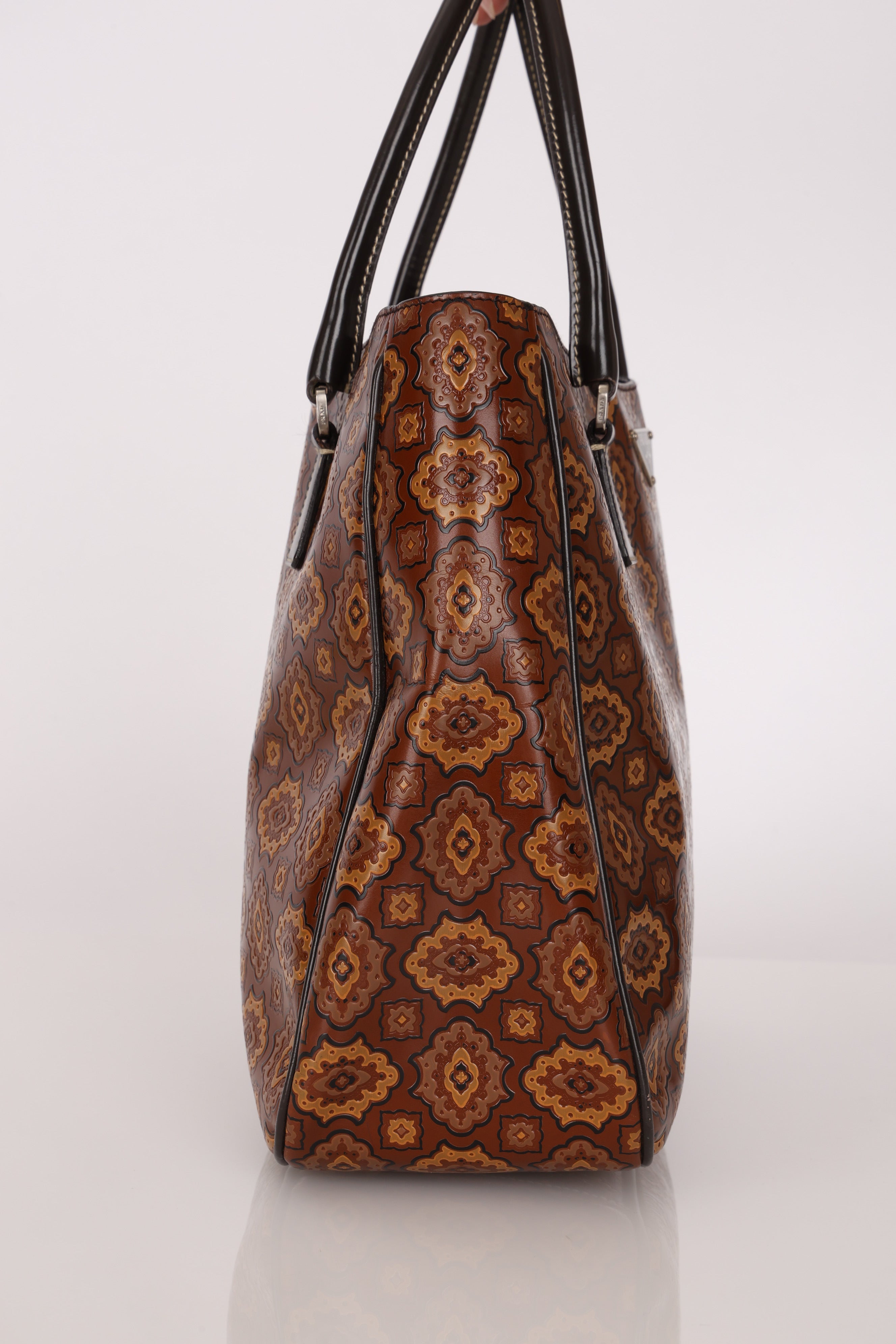 Prada Arabesque Top Handle Bag