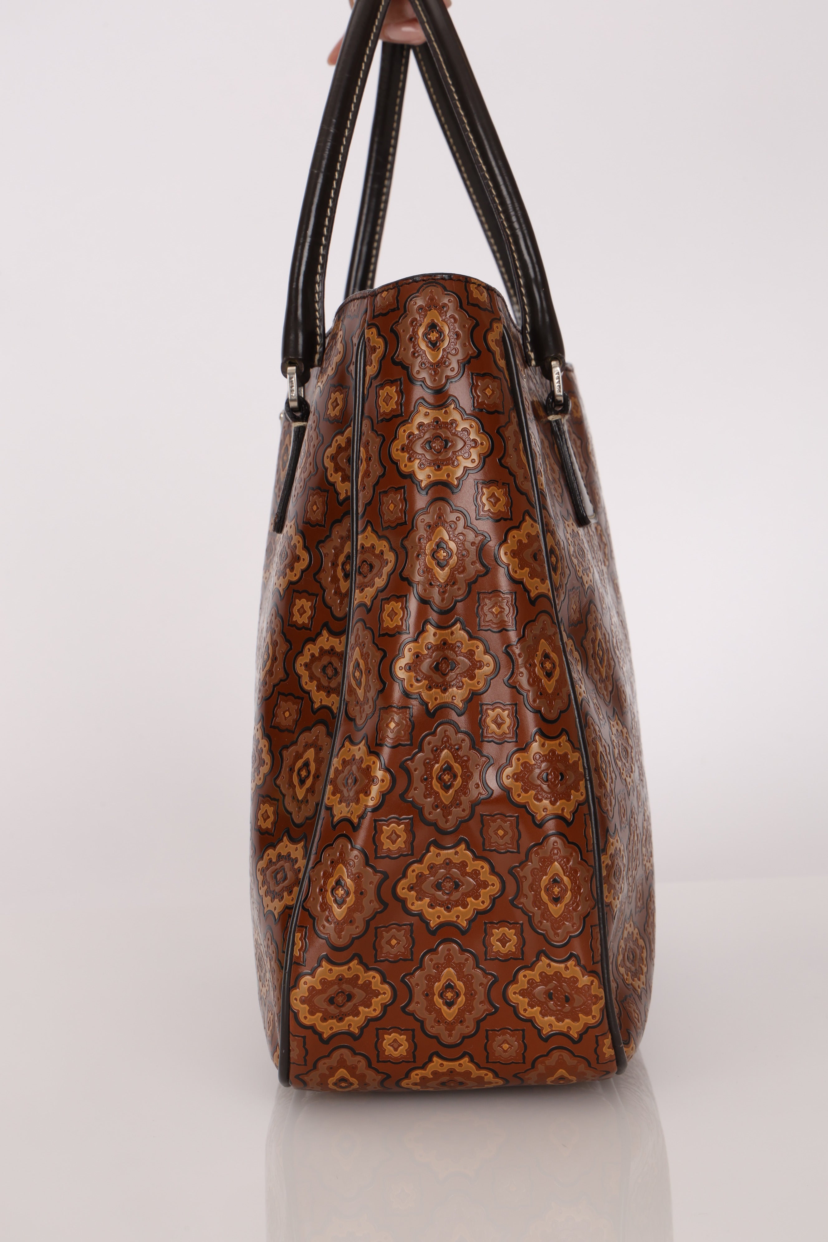 Prada Arabesque Top Handle Bag