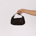 Bottega Veneta Mini Intrecciato Pouch Metallic